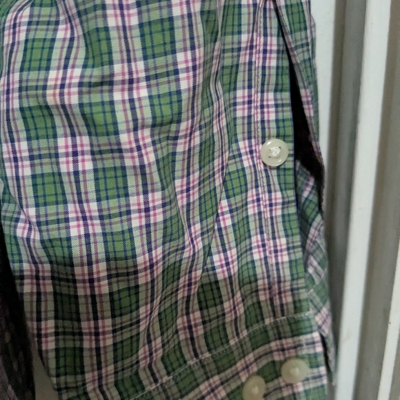 Ralph Lauren Men's Green Plaid Shirt - Picture 6 of 8